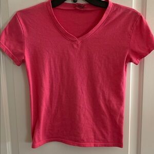 Vibrant Pink Kids Short Sleeve Tee